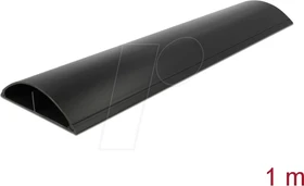 DeLOCK Kabelkanal selbstklebend, 119x26mm, 1m, schwarz