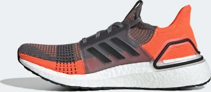 adidas Ultraboost 19 grey four/core black/hi-res coral (Herren)