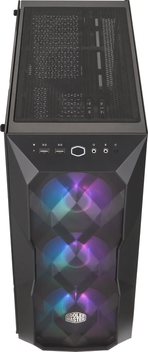 Cooler Master MasterBox TD500 Mesh ARGB, schwarz, ohne RGB-Controller, Glasfenster