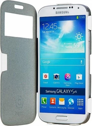 Bugatti BookCase Geneva für Samsung Galaxy S4 weiß