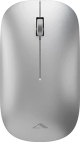 Alogic Hush USB-C Rechargeable Wireless Mouse Silver, USB/Bluetooth (HMBT4KSLV)
