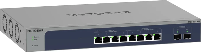 Netgear MS510 Desktop 10G Smart Switch, 8x RJ-45, 2x SFP+