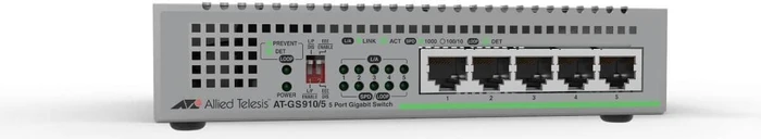 Allied Telesis CentreCOM GS910 Desktop Gigabit Switch, 5x RJ-45