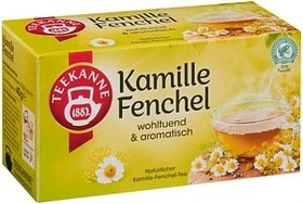 Teekanne Kamille-Fenchel Tee Beutel, 20 Stück