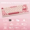Wobkey Rainy 75 Pro, rosa, LEDs RGB, Kailh Cocoa, USB/Bluetooth, US Vorschaubild