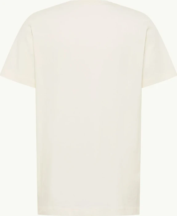 Jack Wolfskin Brand T-Shirt kurzarm wood cotton white (Herren)