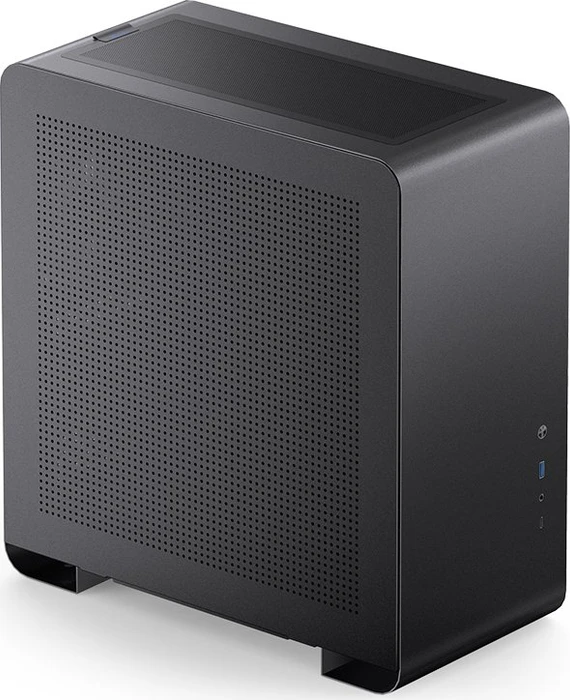 Jonsbo U4 Pro Mesh, schwarz, Glasfenster