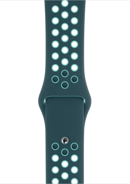 Apple Nike Sportarmband Regular für Apple Watch 44mm Midnight Turquoise/Aurora Green