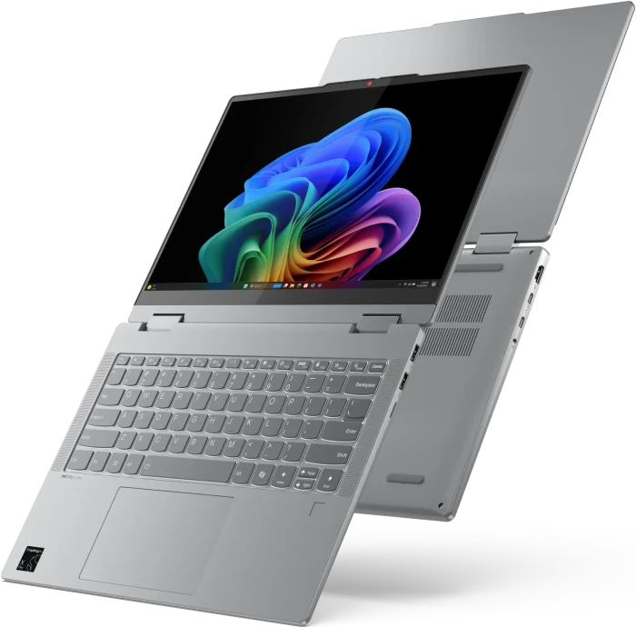 Lenovo IdeaPad 5 2-in1 14Q8X9, Luna Grey, Snapdragon X - X1-26-100, 16GB RAM, 512GB SSD, DE