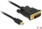 DeLOCK Mini DisplayPort 1.1 [Stecker] auf DVI-D 24-Pin [Stecker] Kabel, 2m Vorschaubild