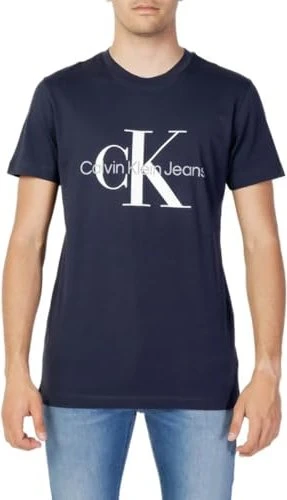 Calvin Klein Monogramm Slim Fit T-Shirt kurzarm night sky (Herren)