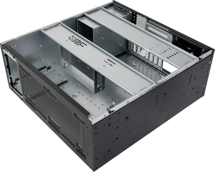 SilverStone RM47-502-I, Rackmount Storage, schwarz, 4HE, ATX