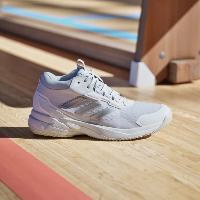 adidas Crazyflight 6 Mid cloud white/silver metallic/core black (Damen)