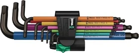 Wera 950 SPKL/9 SM N SB Multicolour Innensechskant Winkelschlüsselsatz, 9-tlg.