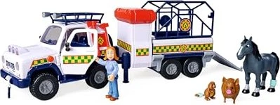 Simba Toys Feuerwehrmann Sam - Tierrettung mit Anhänger
