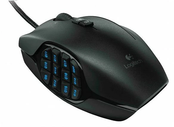 Logitech G600 MMO Optical Gaming Mouse schwarz, USB