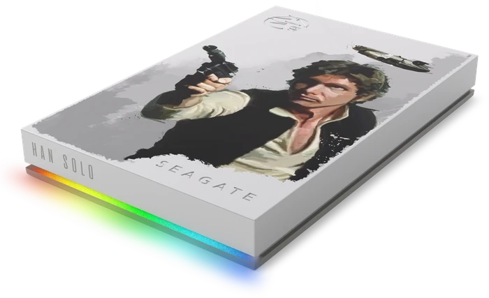 Seagate FireCuda Gaming HDD - Han Solo Special Edition, 2TB, +Rescue, USB 3.0 Micro-B