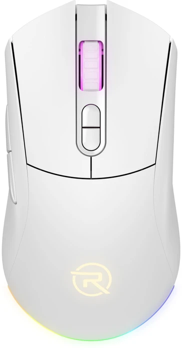 Rapture Cobra Wireless Gaming Maus weiß, USB