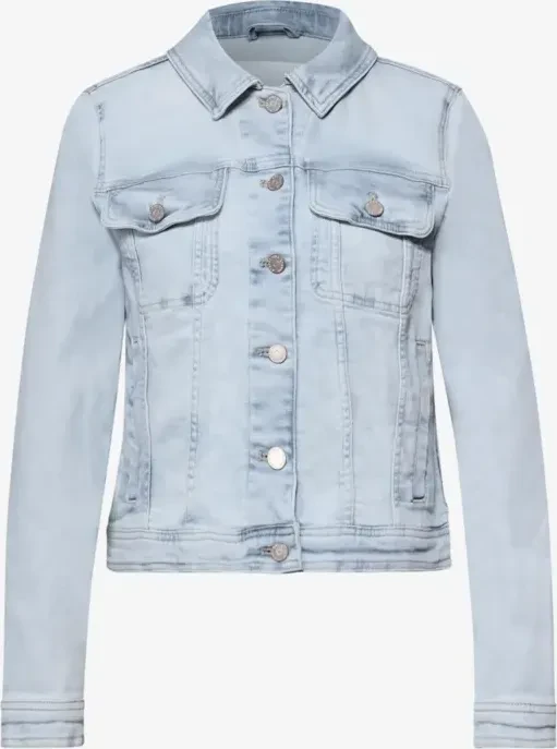 Street One Studio Brusttaschen und Knöpfe Jeansjacke ultra bleach wash (Damen)