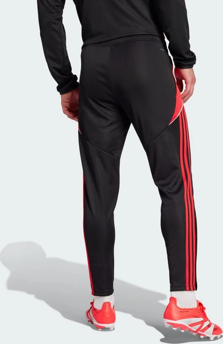adidas Tiro 24 Slim Trainingshose lang black/pure ruby (Herren)