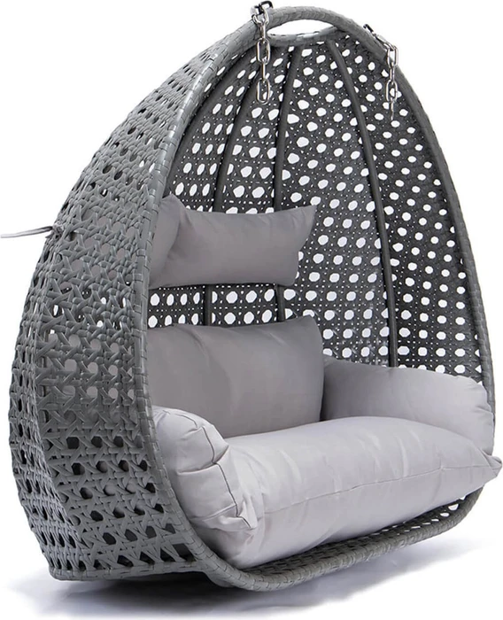 Home Deluxe Twin Hängesessel grau (6595)