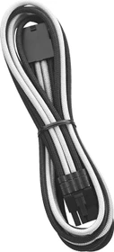 CableMod PRO ModFlex 8-Pin PCIe Extension, 8-Pin PCIe Verlängerungskabel, schwarz/weiß, 45cm