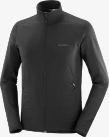 Salomon Essential Lightwarm Hybrid Funktionsjacke deep black (Herren)