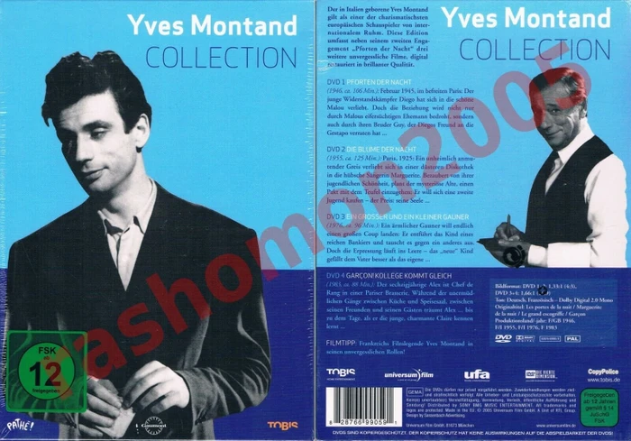 Yves Montand Collection (Pforten der Nacht/Die Blume der Nacht/...) (DVD)