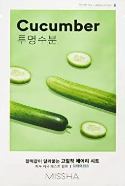 Missha Airy Fit Cucumber Tuch Maske, 1 Stück
