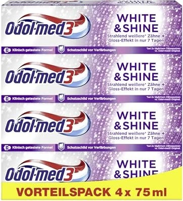 Odol-med3 White&Shine Zahncreme, 75ml
