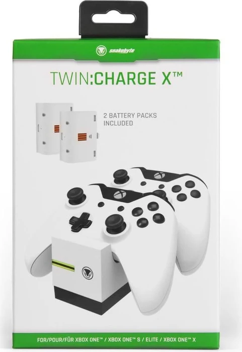 Snakebyte Charge Dock Ladestation weiß (Xbox One)