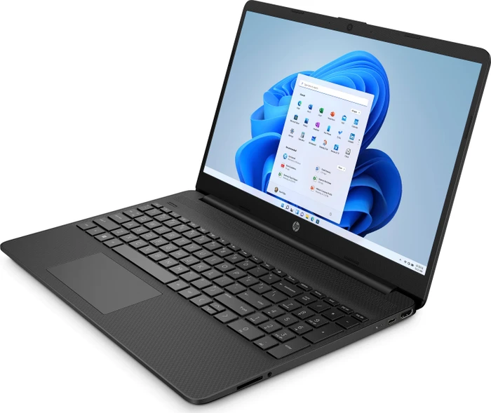 HP 15s-eq3055ng, Jet Black, Ryzen 5 5625U, 8GB RAM, 256GB SSD, DE