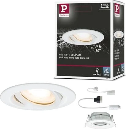 Paulmann Nova rund GU10/GU5.3 Einbauleuchte weiß