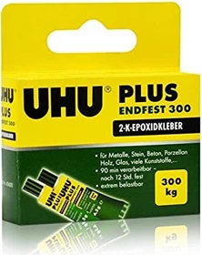 UHU Plus Endfest 2-Komponenten Epoxidharzkleber, 15g