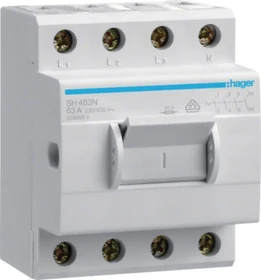 Hager Kompaktschalter 63A 4 Schließer 400V AC