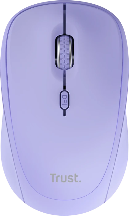 Trust Yvi+ Compact Multi-Device Wireless Mouse violett, USB/Bluetooth