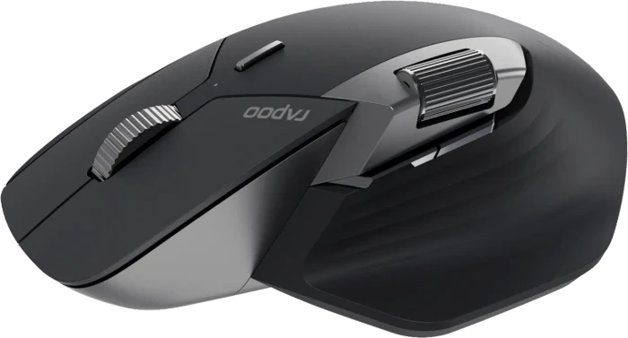 Rapoo MT760L Wireless Multi-mode Mouse schwarz/grau, USB/Bluetooth