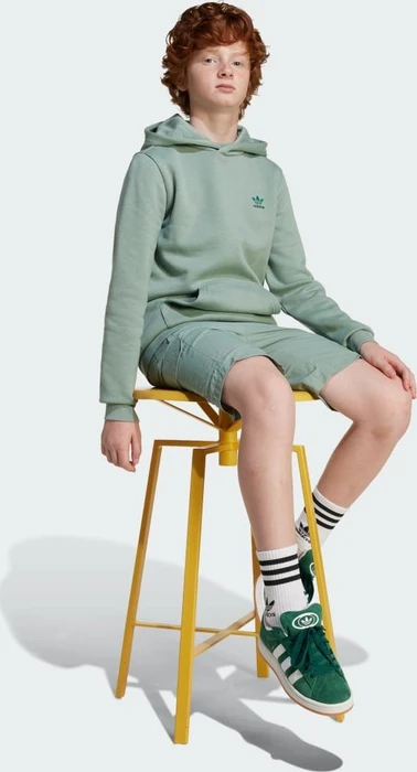 adidas Kids Hoodie silver green (Junior)
