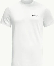 Jack Wolfskin Essential T-Shirt kurzarm weiß (Herren)