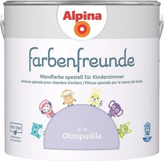 Alpina Farben Farbenfreunde Nr. 18 innen oktopuslila, 2.5l