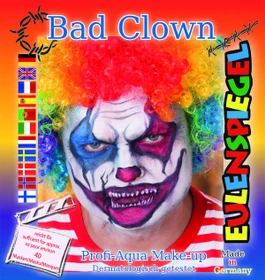 Eulenspiegel Bad Clown Schmink-Palette