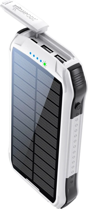 Boompods Neutron Solar Powerbank 10000mAh weiß