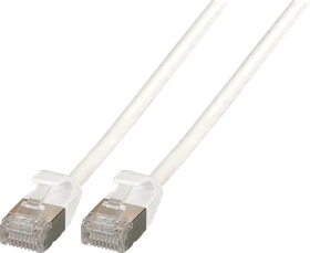 EFB Elektronik TPE Ultraflex Patchkabel, Cat6a, U/FTP, RJ-45/RJ-45, 3m, weiß