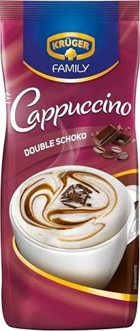Krüger Family Cappuccino Double-Schoko Löskaffee, 500g
