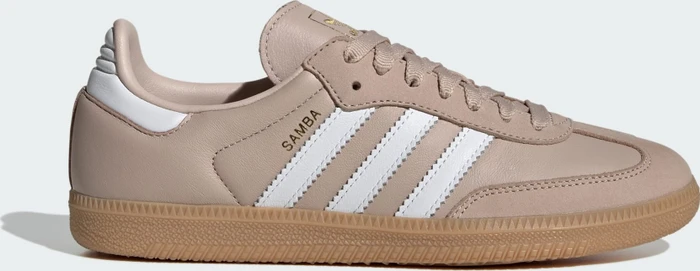 adidas Samba OG wonder taupe/cloud white/gold metallic