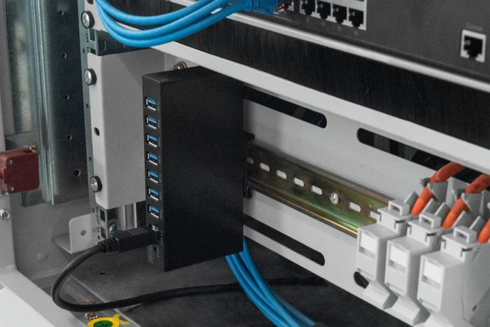 Digitus Industrial Railmount 7-port USB 3.0 Hub, USB-B 3.0 [Buchse]