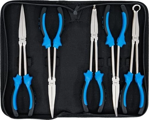 BGS technic Langbeck Zangensatz inkl. Tasche, 5-tlg.