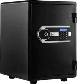 Olympia GOsafe 5350FP Tresor, schwarz, Schlüsselschloss/elektronisches Zahlenschloss/Fingerprintreader