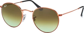 Ray-Ban RB3447 Round Metal 50mm bronze-copper/green gradient