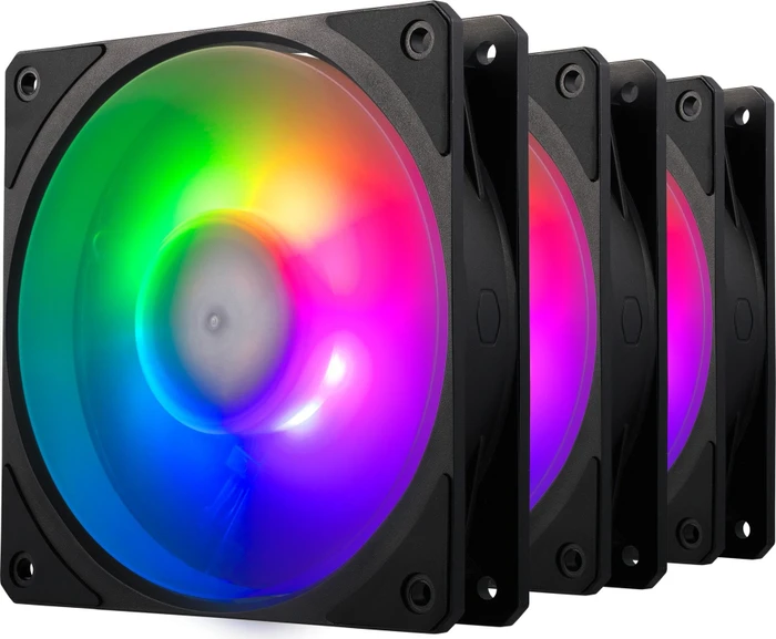 Cooler Master Mobius 120P ARGB, LED-Steuerung, 120mm, 3er-Pack